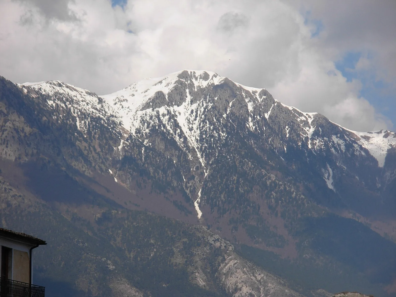 Massiccio del Pollino visto dal versante lucano