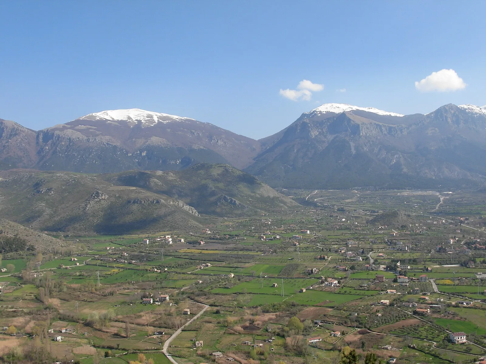 Catena montuosa e boschi del Pollino in Basilicata