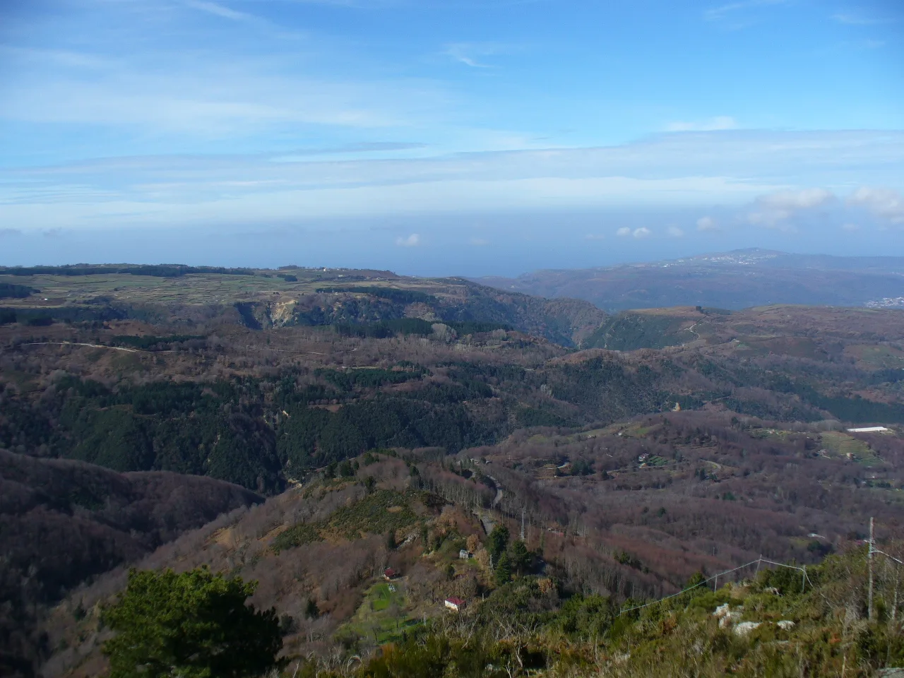 Paesaggio montano e forestale dell’Aspromonte in Calabria