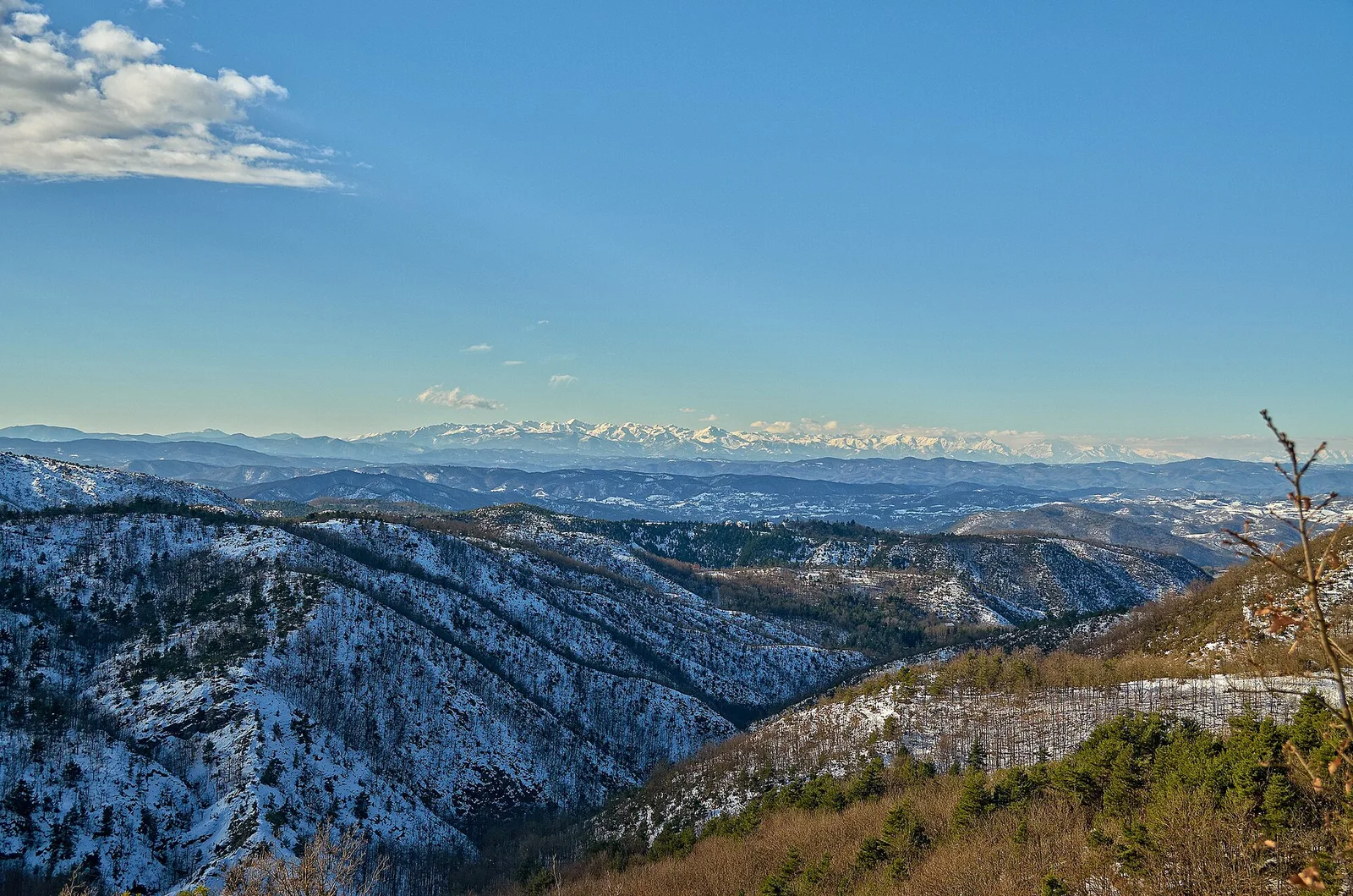 Paesaggio alpino delle Alpi Marittime piemontesi